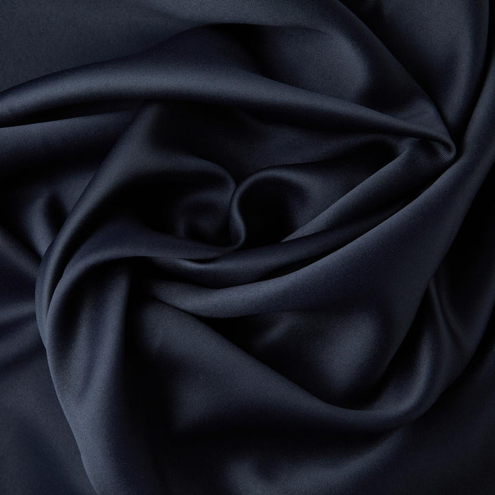 Cali Plain Thermal Blackout Tape Top Curtains Black -  - Ideal Textiles