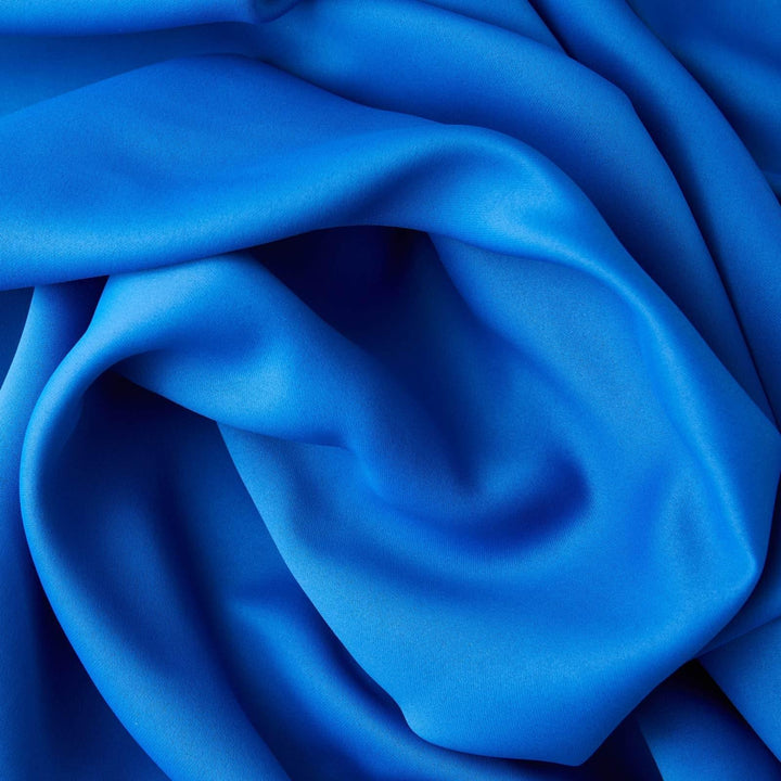 Cali Plain Thermal Blackout Tape Top Curtains Blue -  - Ideal Textiles