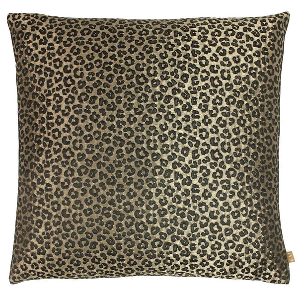 Amur Bronze Leopard Print Filled Cushions - Polyester Pad - Ideal Textiles