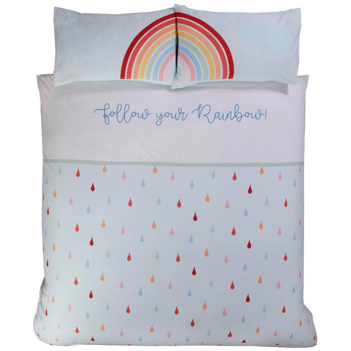 Follow Your Rainbow Blue Duvet Cover Set -  - Ideal Textiles