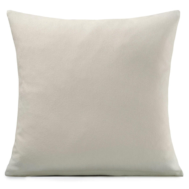Alan Symonds Velvet Chenille Cushion Cover Cream 45cm x 45cm (18"x18") Cushion Cover Alan Symonds   