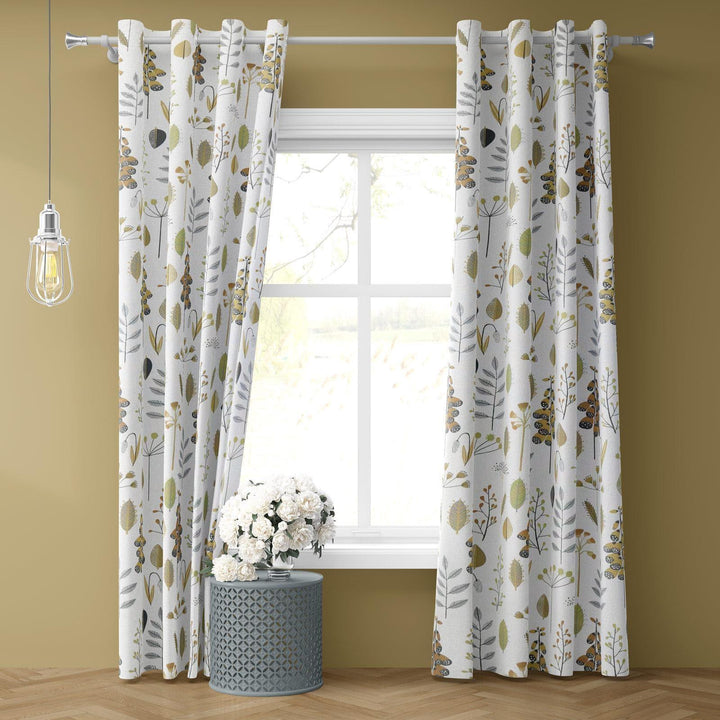 Amala Saffron Made To Measure Curtains -  - Ideal Textiles