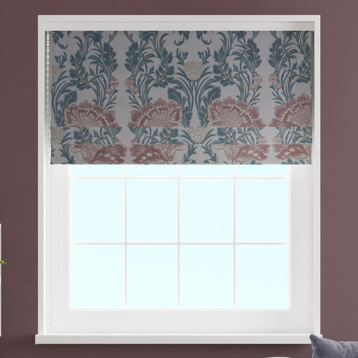 Acantha Rosemist Made To Measure Roman Blind -  - Ideal Textiles