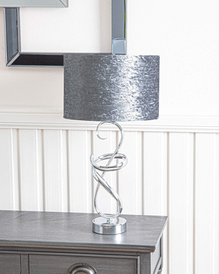 Vortex Grey Table Lamp - Ideal