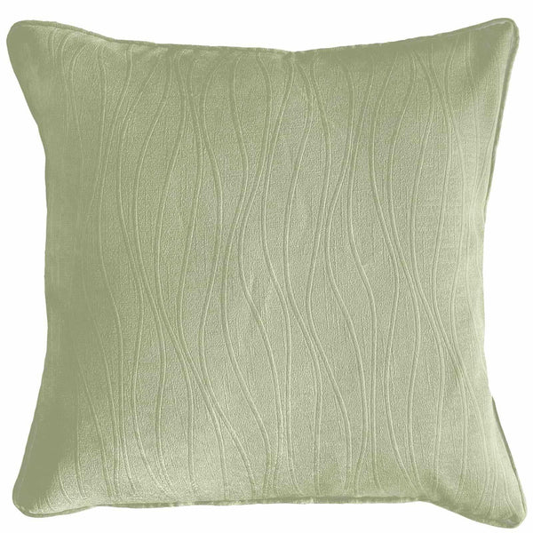 Goodwood Embossed Green Cushion Cover 17" x 17" - Ideal