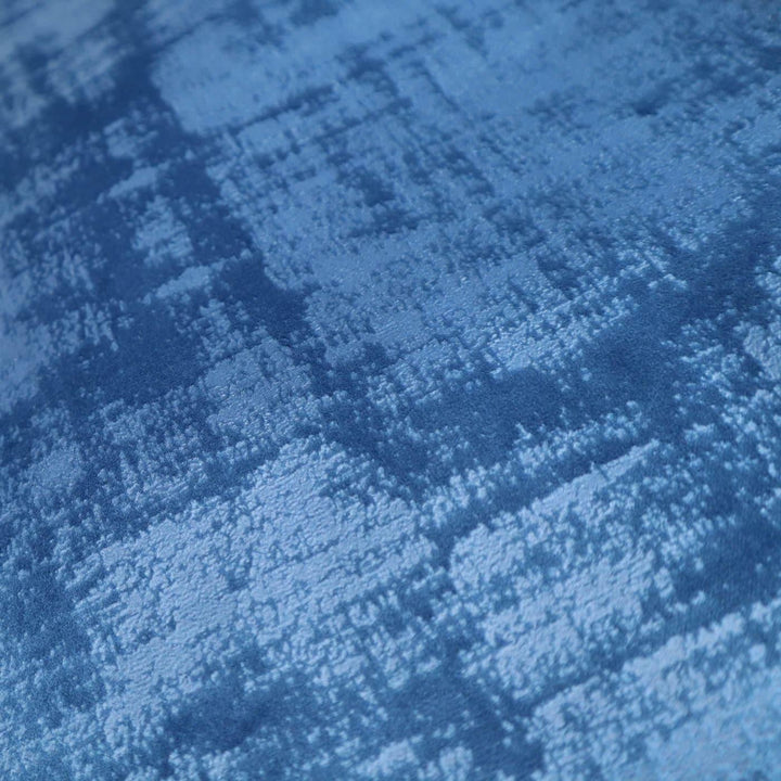 FABRIC SAMPLE - Azurite Blue Velour 144 -  - Ideal Textiles
