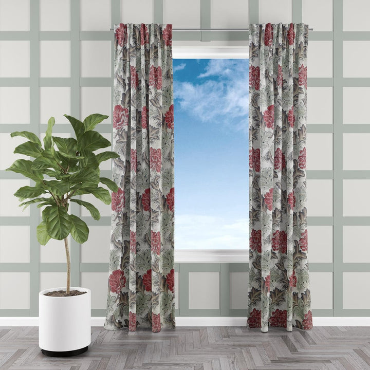 Harrington Red Earth Made To Measure Curtains -  - Ideal Textiles