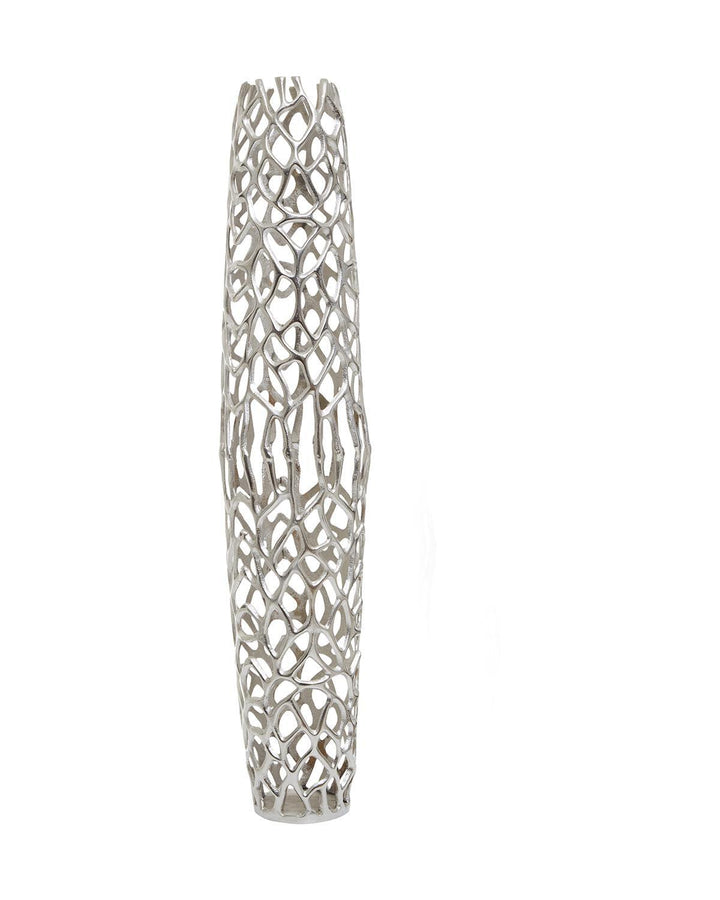 Montrose Coral Aluminium Silver Vase - Ideal