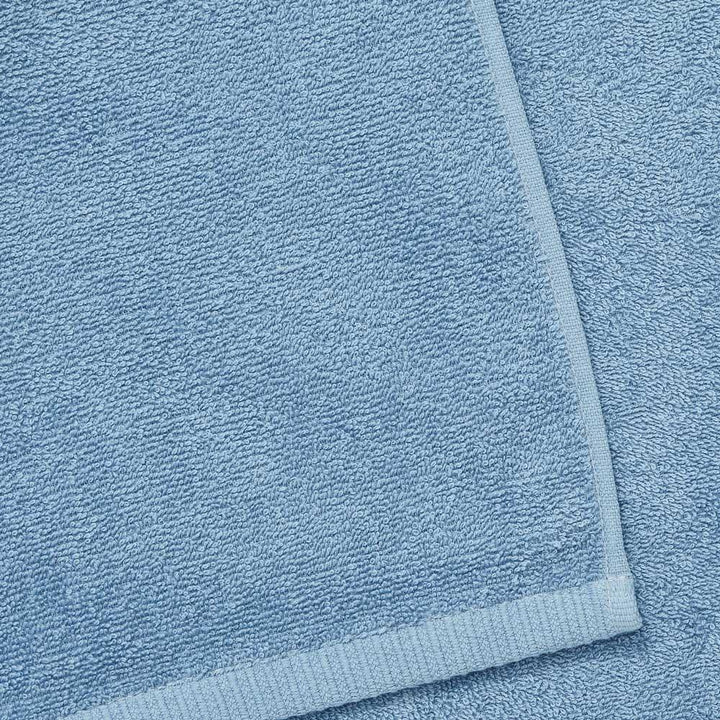 Quick Dry 100% Cotton Bath Sheet Pair Blue - Ideal