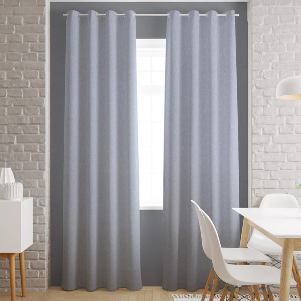 Asana Cornflower Made To Measure Curtains -  - Ideal Textiles