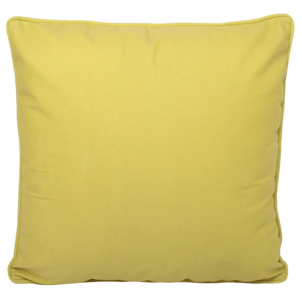 Plain Dye Ochre Outdoor Cushion Cover 17" x 17" - Ideal