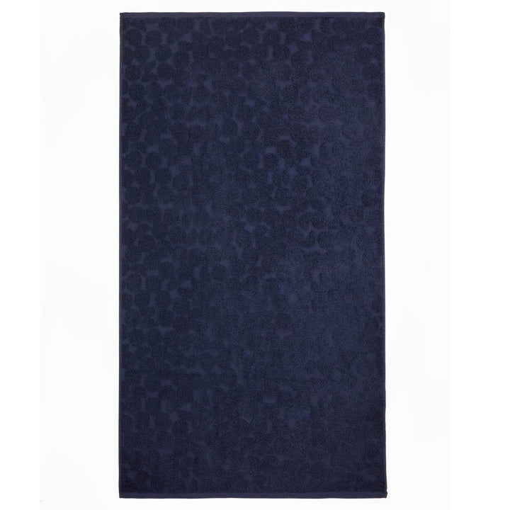 Ingo Geometric Navy Cotton Jacquard Towels - Ideal