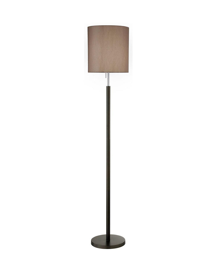 Pewter and Taupe Manhattan Floor Lamp - Ideal