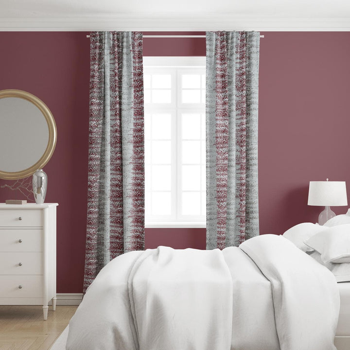 Hypatia Rosso Made To Measure Curtains -  - Ideal Textiles