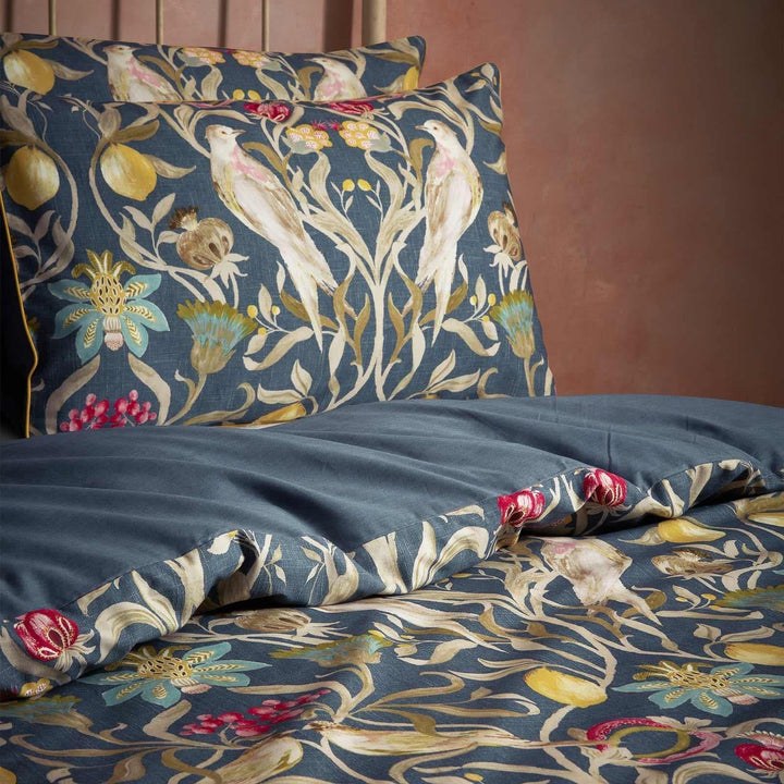 Liberty Traditional Floral Navy Duvet Cover Set - Ideal
