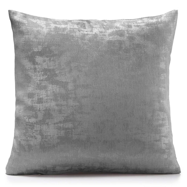 Keswick Jacquard Pewter Cushion Cover 18" x 18" -  - Ideal Textiles