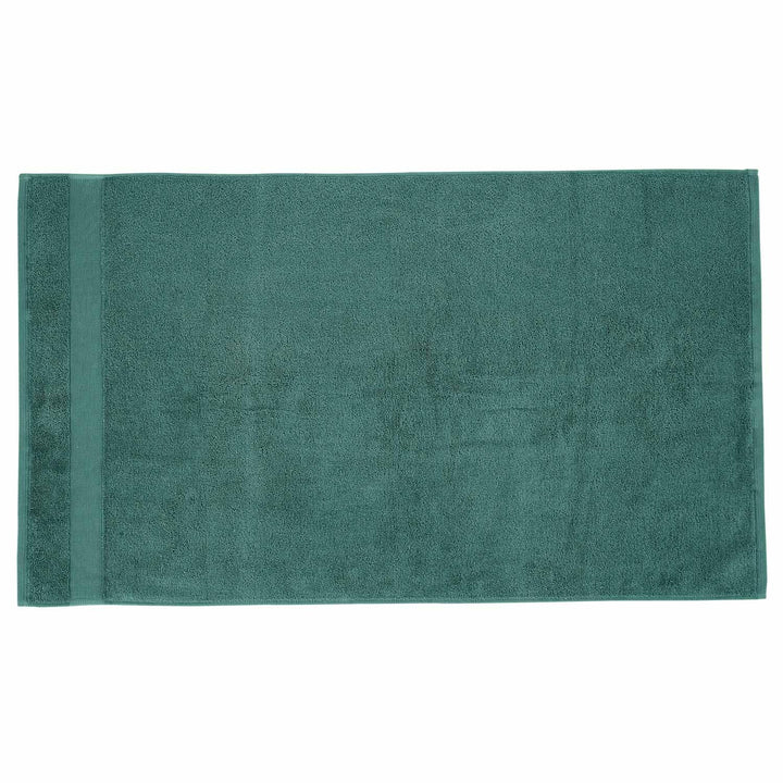 Antibacterial 100% Cotton Bathroom Towels Forest Green - Ideal