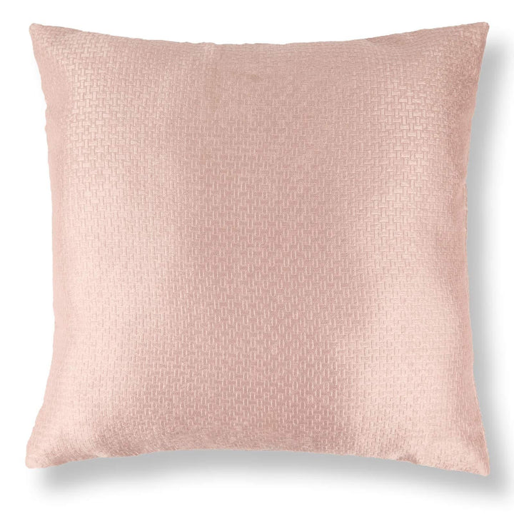 Ambiance Embossed Blush Cushion Cover 17" x 17" - Ideal