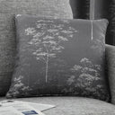Curtina Elmwood Graphite Cushion Cover 43cm x 43cm (17"x17") Cushion Cover Curtina   