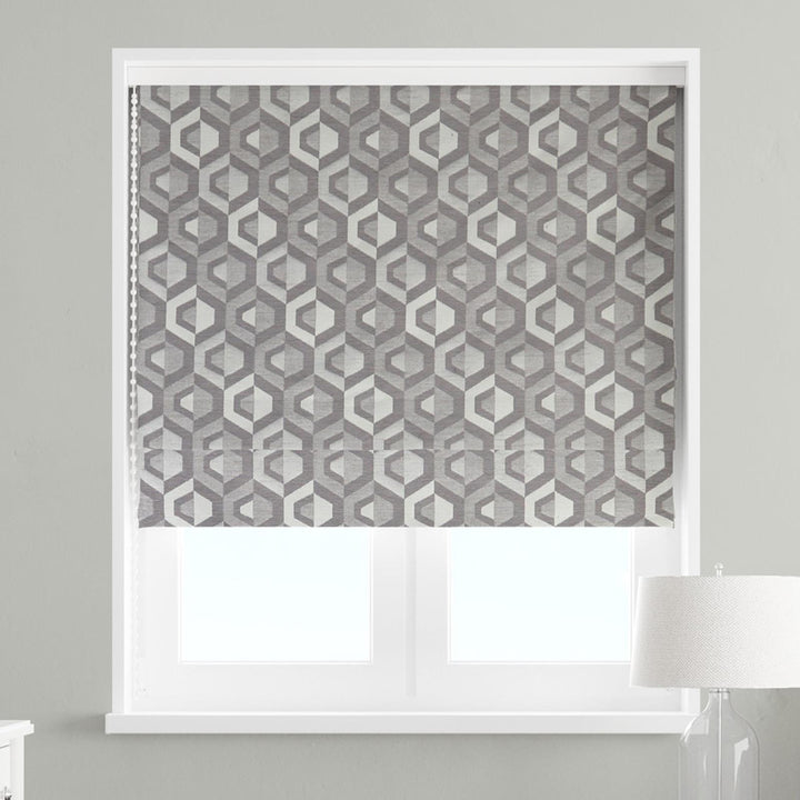 Wenden Grey Made To Measure Roman Blind -  - Ideal Textiles