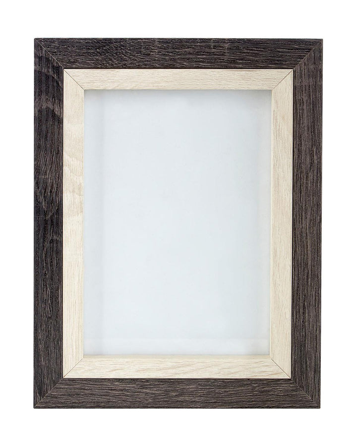 Two-Tone Grey Wooden Photo Frame - Ideal