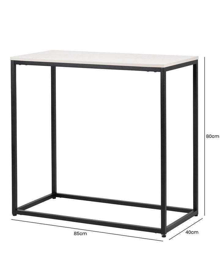 Loft Linear Cut Console Table - Ideal