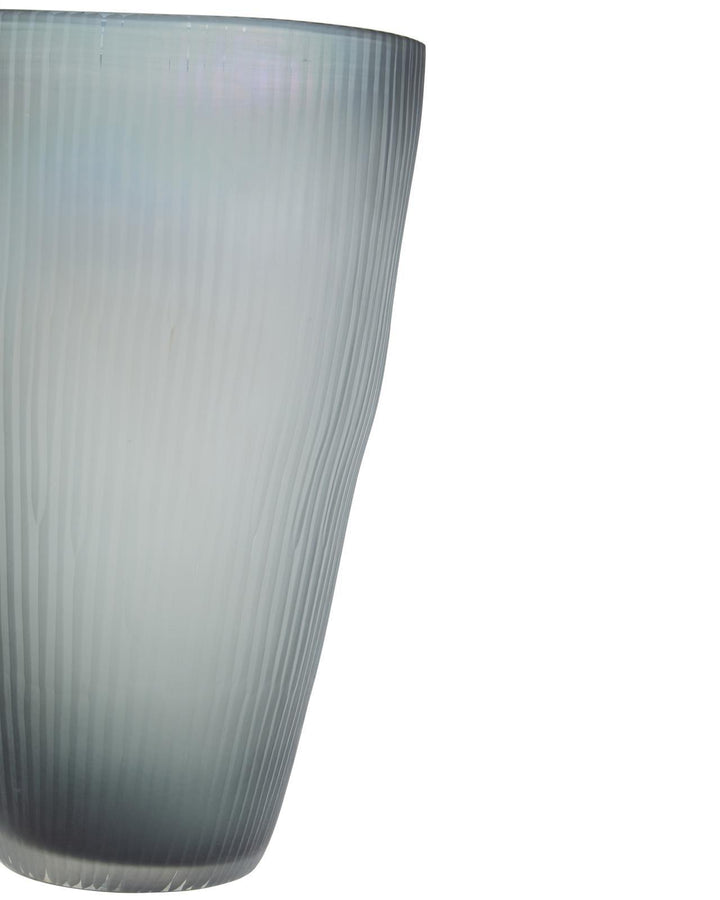 Large Linnea Fluted Glass Vase - Ideal