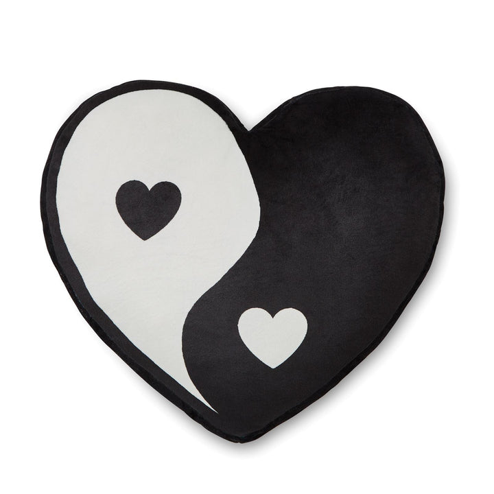 Yin To My Yang Heart Shaped Cushion - Ideal