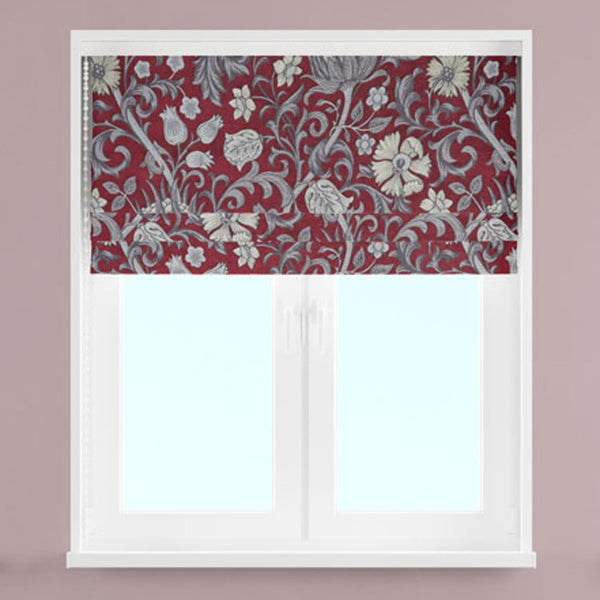 Chalfont Carmine Made To Measure Roman Blind -  - Ideal Textiles