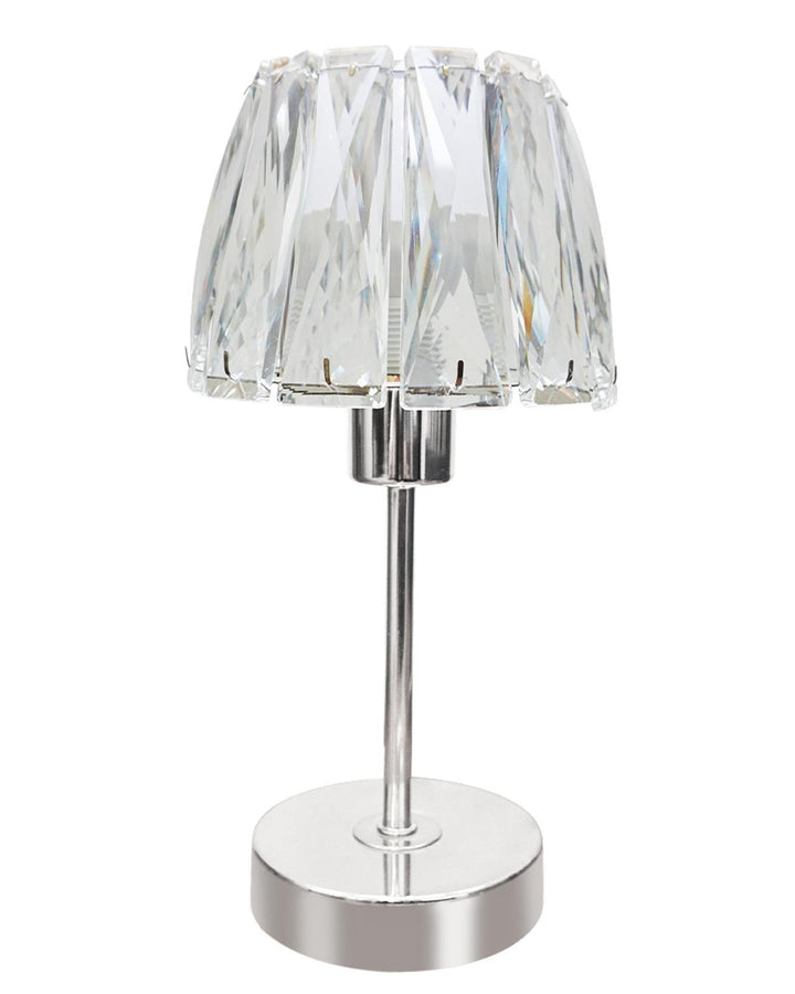 Liza Silver Crystal Table Lamp - Ideal