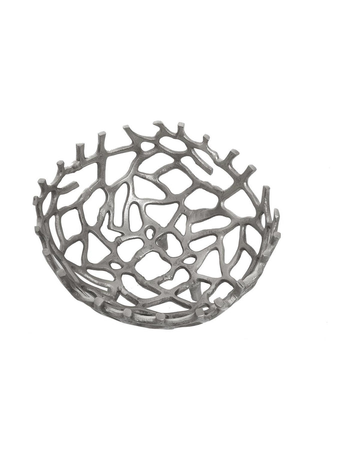 Montrose Coral Aluminium Silver Bowl - Ideal