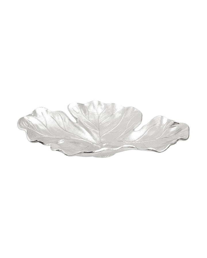 Peebles Leaf Nickel Aluminium Dish - Ideal