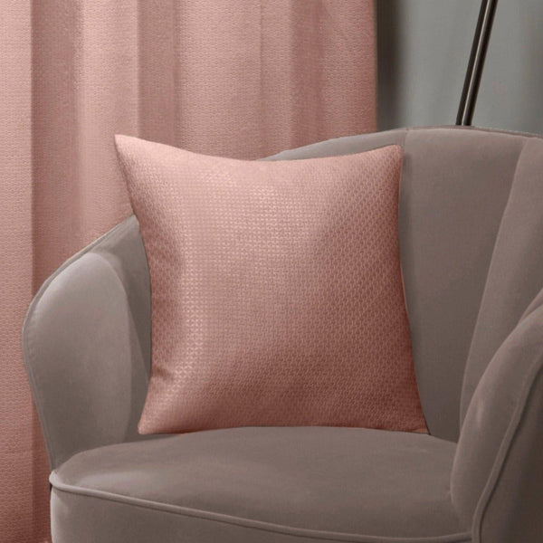 Ambiance Embossed Blush Cushion Cover 17" x 17" - Ideal