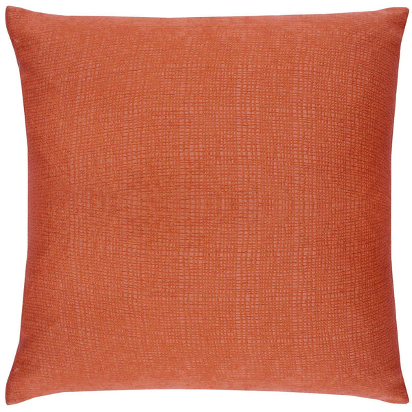 Matrix Textured Orange Cushion Cover 17" x 17" - Ideal