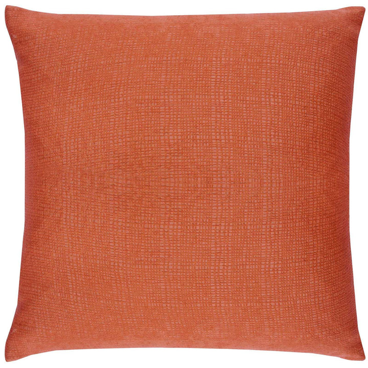 Matrix Textured Orange Cushion Cover 17" x 17" - Ideal