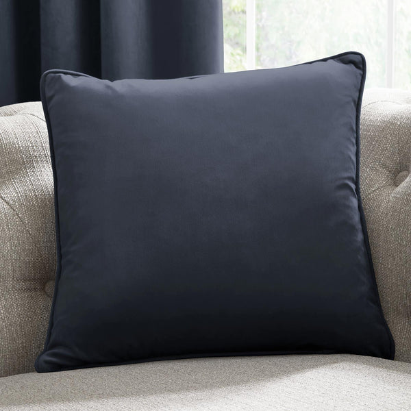Montrose Velvet Navy Cushion Covers 17'' x 17'' - Ideal