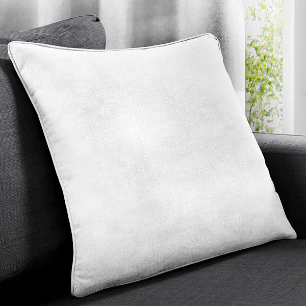 Sorbonne Plain White Cushion Cover 17" x 17" -  - Ideal Textiles