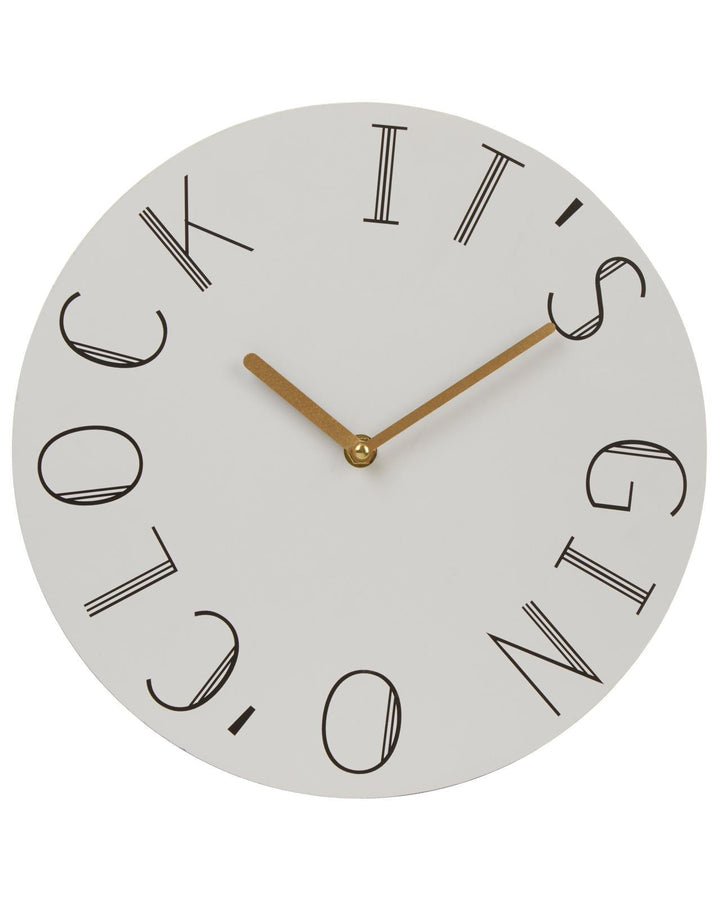 Gin O'Clock Wall Clock - Ideal