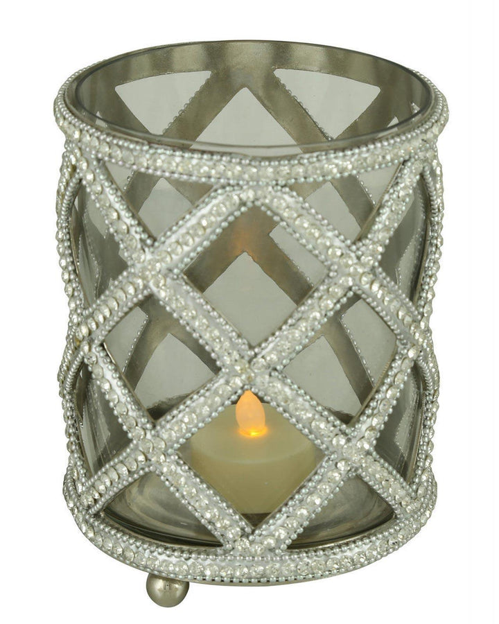 Mia Diamante Tealight Candle Holder - Ideal