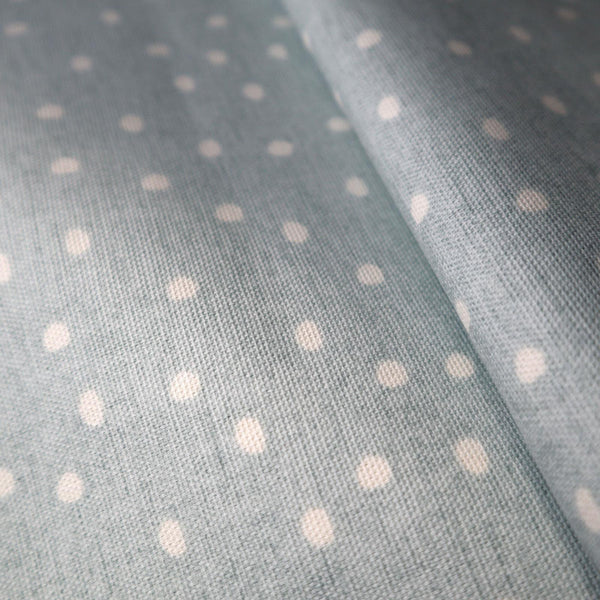 Spotty Duckegg Made To Measure Roman Blind -  - Ideal Textiles