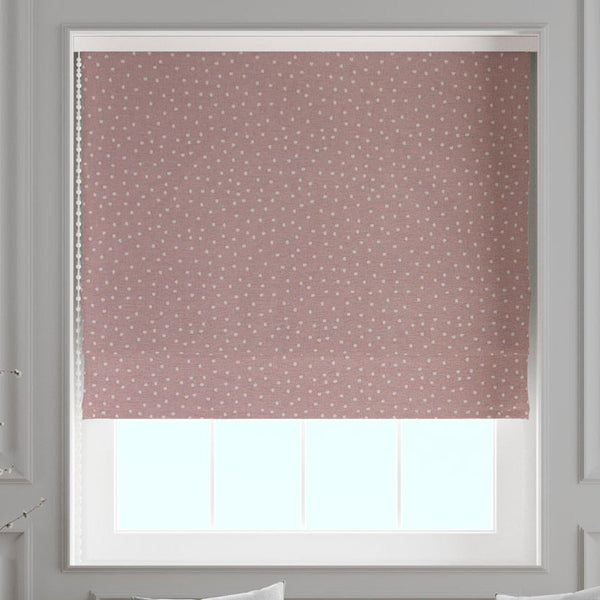 Spotty Rose Made To Measure Roman Blind -  - Ideal Textiles