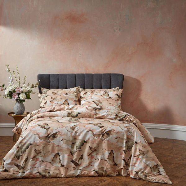 Flyway Exotic Piped Blush Duvet Cover Set - Ideal