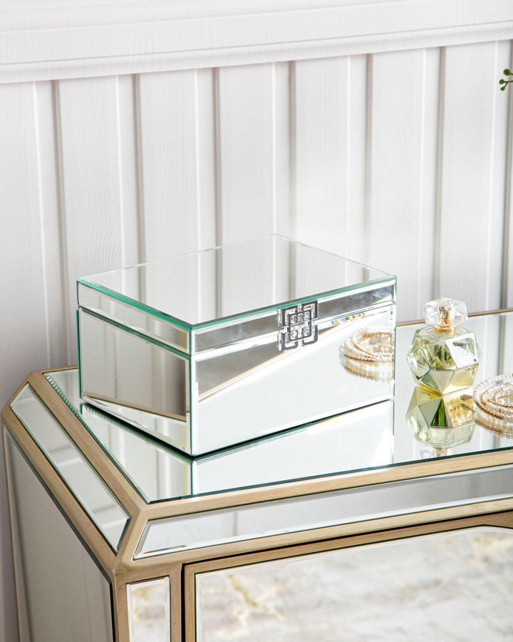 Large Mirrored Jewellery Box - Ideal