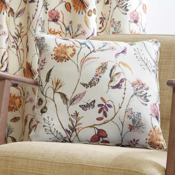 Grove Floral Multicolour Cushion Cover 18" x 18" - Ideal