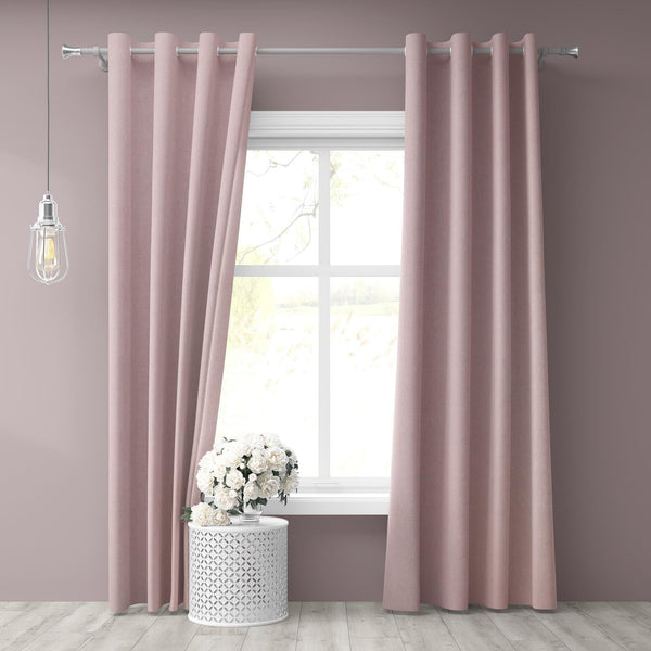 Nadi Dusky Pink Made To Measure Curtains -  - Ideal Textiles