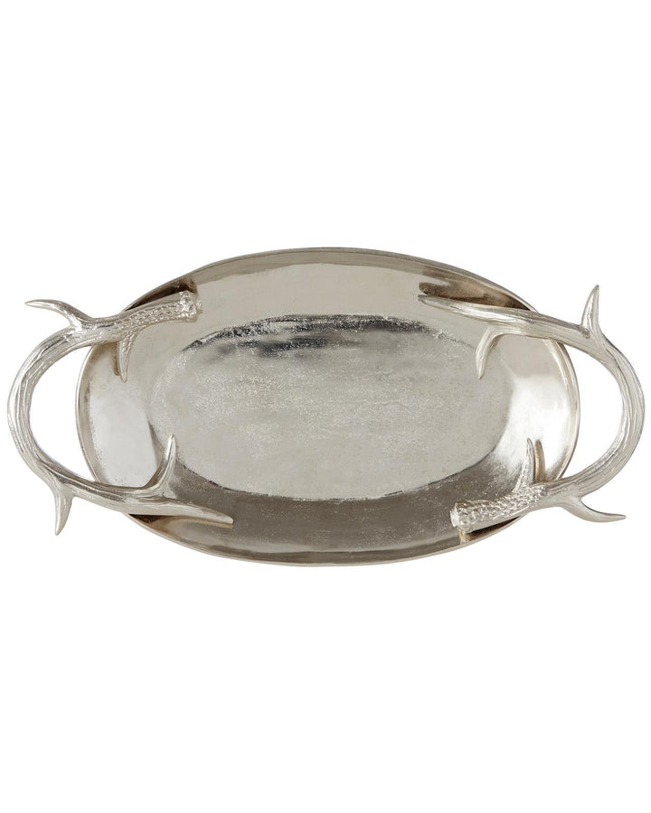 Antler Oval Decorative Serving Tray - Ideal