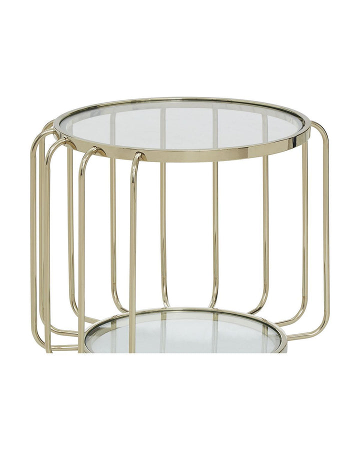 Modern Open Cage Side Table - Ideal