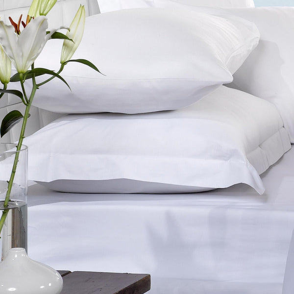 400 Thread Count White Oxford Pillowcase - Ideal