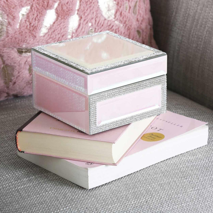 Ariana Pink Lustre Trinket Box - Ideal
