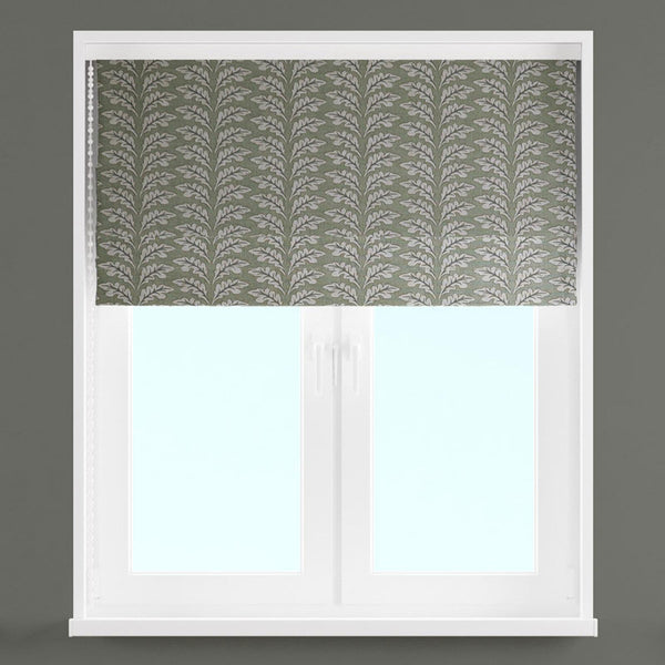 Woodcote Sage Made To Measure Roman Blind -  - Ideal Textiles